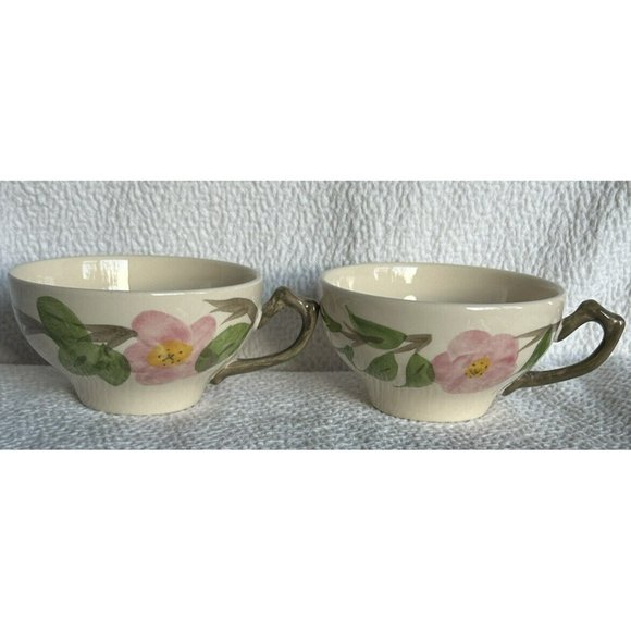 Vintage Franciscan Dinnerware (2) Desert Rose Coffee Cups Made In England EUC - Picture 4 of 11